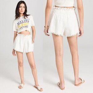 NWT Sea New York Liat Embroidery Scalloped White Shorts Size: 6